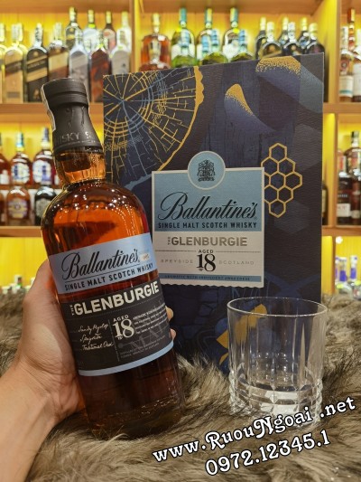 Rượu Ballantine's 18YO Glenburgie Hộp Quà 2023