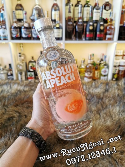 Rượu Vodka Absolut Apeach