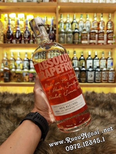 Rượu Vodka Absolut Grapefruit 1L