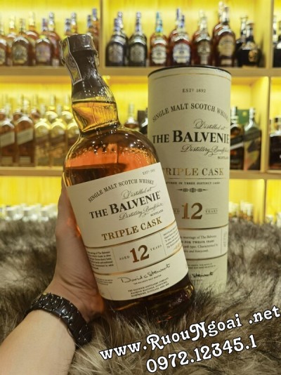 Rượu Balvenie 12 Năm Triple Cask 1000ml